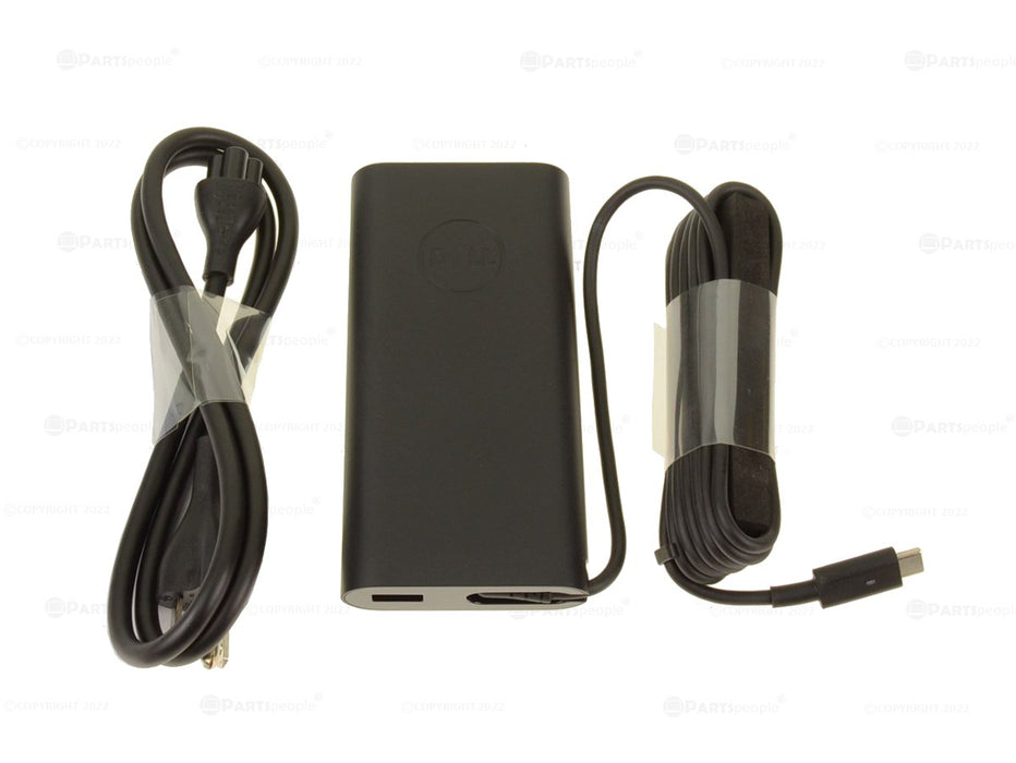 Used Dell OEM 90-watt Charger AC Power Adapter USB-C Plus 90W PA901C 7R3FM C1JYD