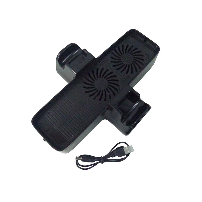 New USB Powered Dual Cooling Fan Base Stand for Microsoft XBOX 360 Slim Consoles - LaptopParts.ca