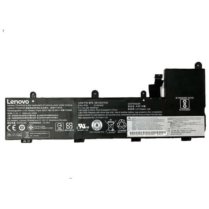 New Genuine Lenovo 00HW044 01AV443 00HW042 00HW043 SB10K97595 SB10K97596 SB10J78991 SB10J78992 SB10J78990 Battery 42Wh - LaptopParts.ca