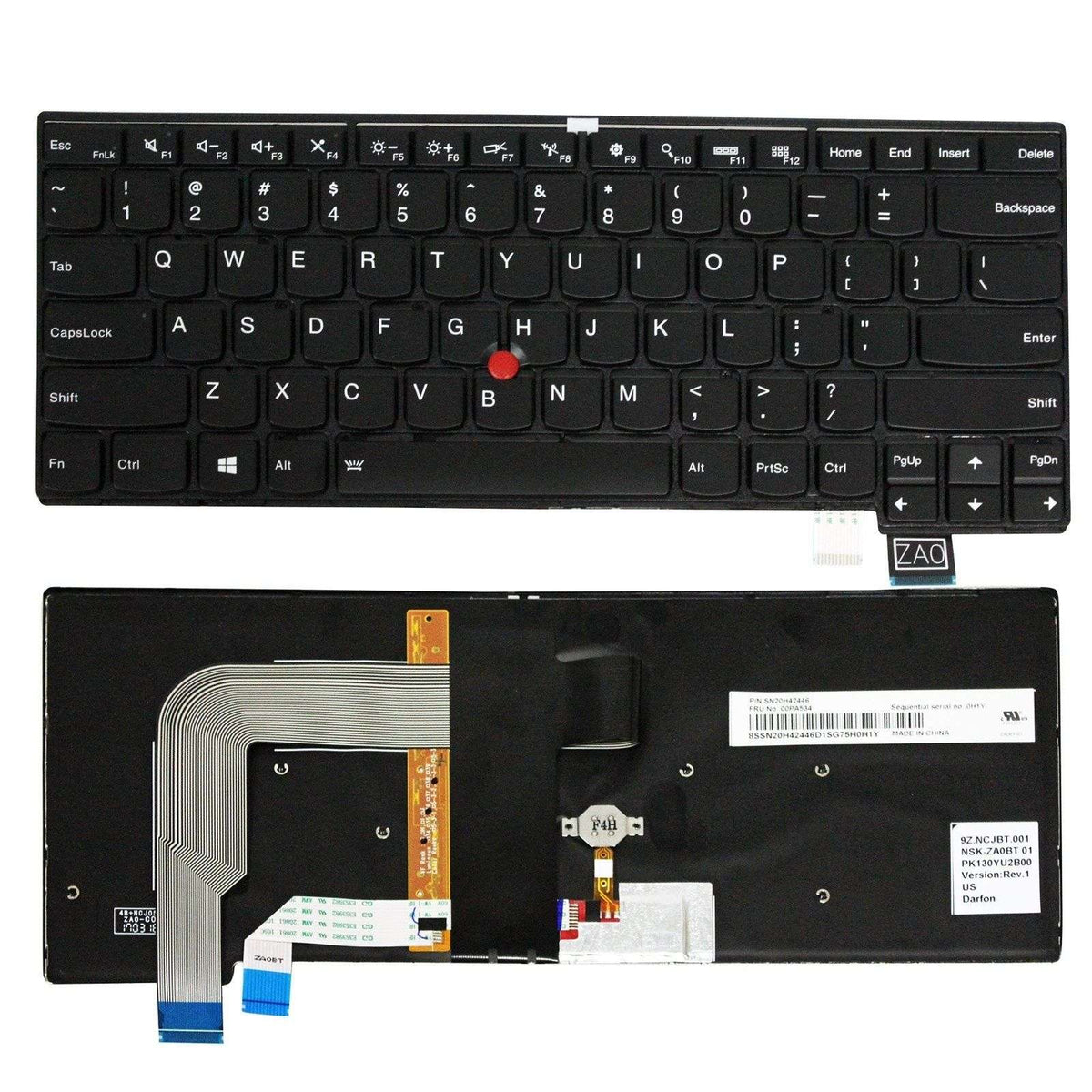 Lenovo ThinkPad T460s メモリ12GB 英語キーボード New Lenovo Thinkpad T460 T460S T470 T470S Backlit Keyboard 01EN723