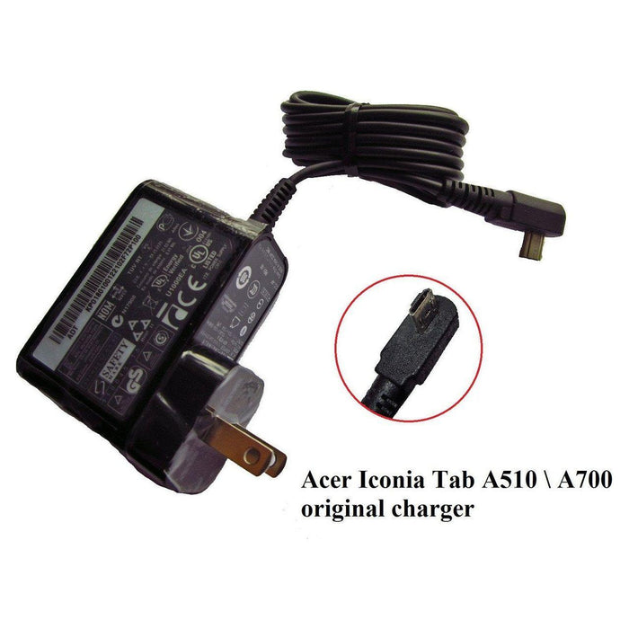New Compatible Acer Iconia Tab A511 A701 Ac Adapter Charger & Plug 18W - LaptopParts.ca
