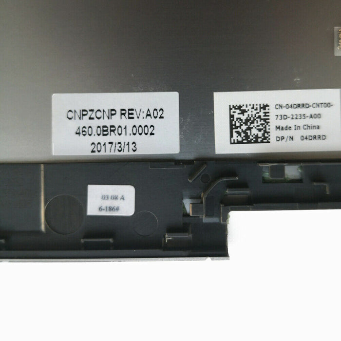 New Dell Inspiron 13 7368 7378 Silver LCD Back Cover 04DRRD 07531M 7531M