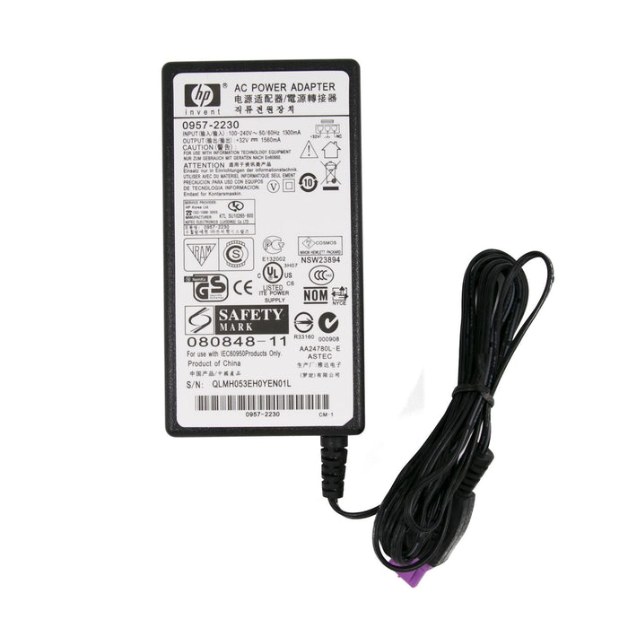 New Genuine HP PhotoSmart 6324 6375 6380 6380A 6383 6388 7283 8150 8150v 8150xi 8153 8450v 8450xi 8453 AC Adapter 32V Charger 50W - LaptopParts.ca