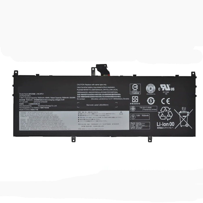 New Compatible Lenovo Yoga C640-13IML Battery 60WH - LaptopParts.ca