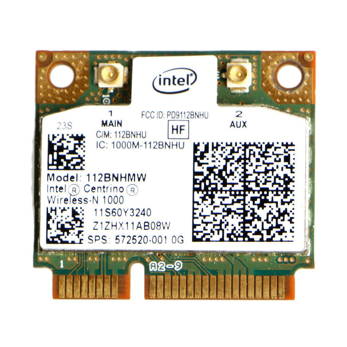 New Intel 112BNHMW Wireless 802.11a/b/g/n Mini PCI-E Wireless Card