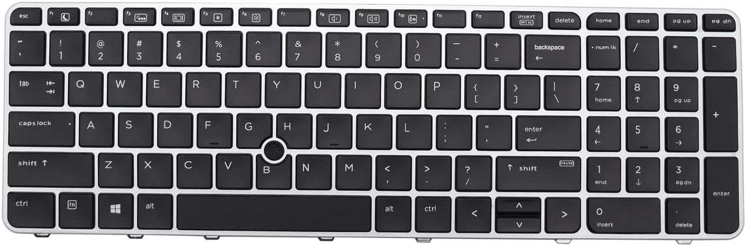 836623-001 HP EliteBook 850 G3 850 G4 US English Backlit Keyboard 821157-001 821195-001 SN9145BL