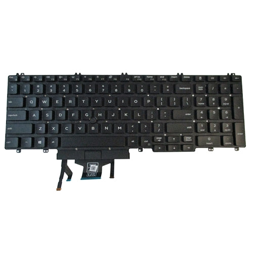 New Dell Latitude 5500 5501 5510 5511 Dual Pointing US English Backlit Keyboard THDMY 0THDMY