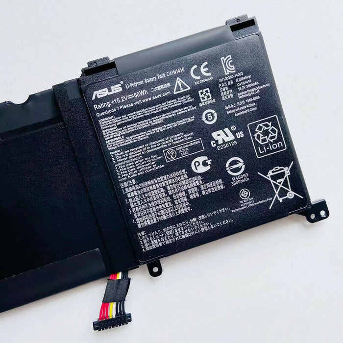 New Genuine Asus ZenBook UX501 UX501J Battery 60WH