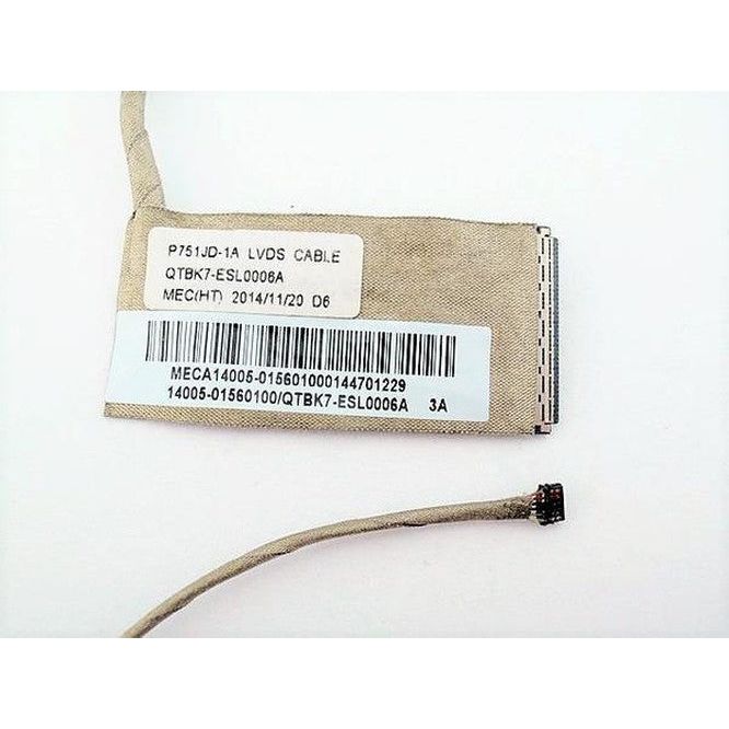 New Asus P751J P751JA P751JD P751JD-1A P751JF LCD LED LVDS Display Cable QTBK7-ESL0006A 14005-01560100