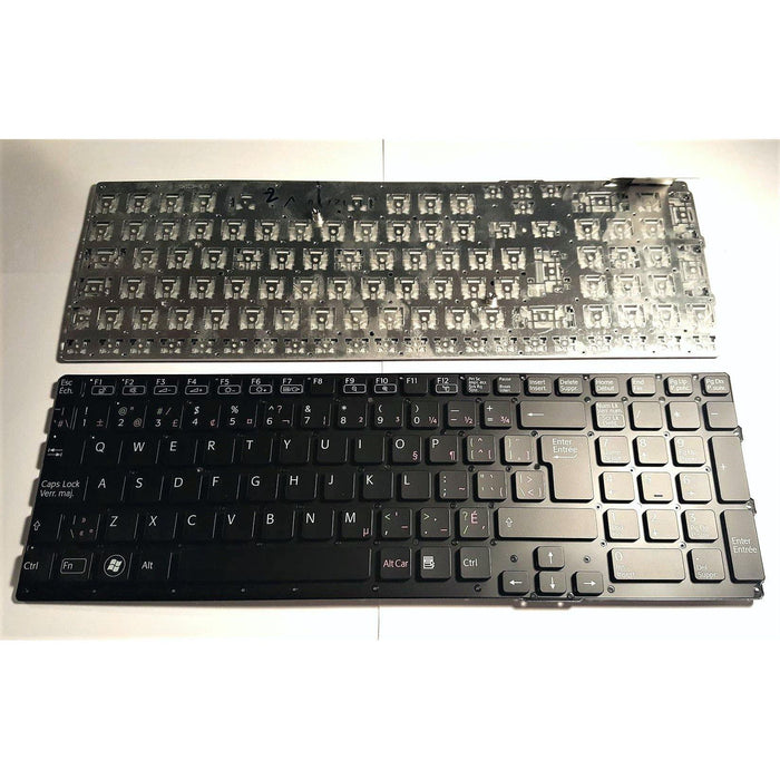 New SONY Vaio VPCSE VPCSE13FD VPCSE15FD VPCSE23FD VPCSE25FD VPCSE190S Canadian Bilingual Keyboard No Frame 148986821