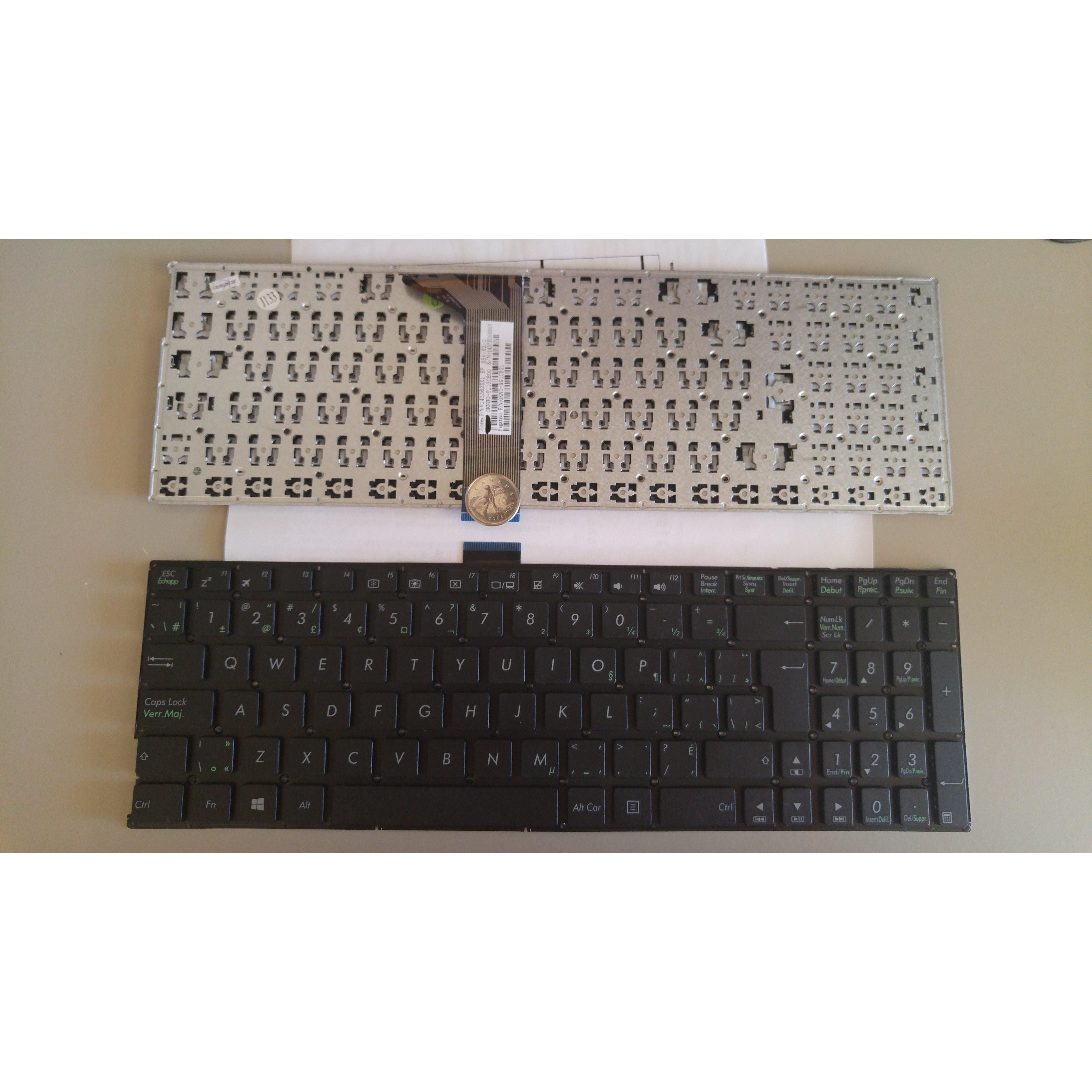 New ASUS K555 K555L K555Z Y583L R506L R51L Canadian Bilingual Keyboard