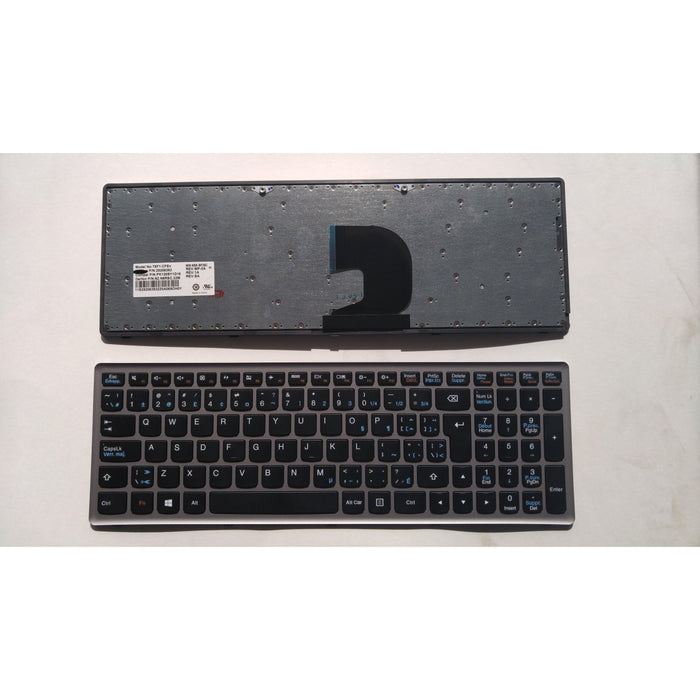 New Lenovo Ideapad Keyboard CA Canadian silver 25206527 V-136520EK1-NE