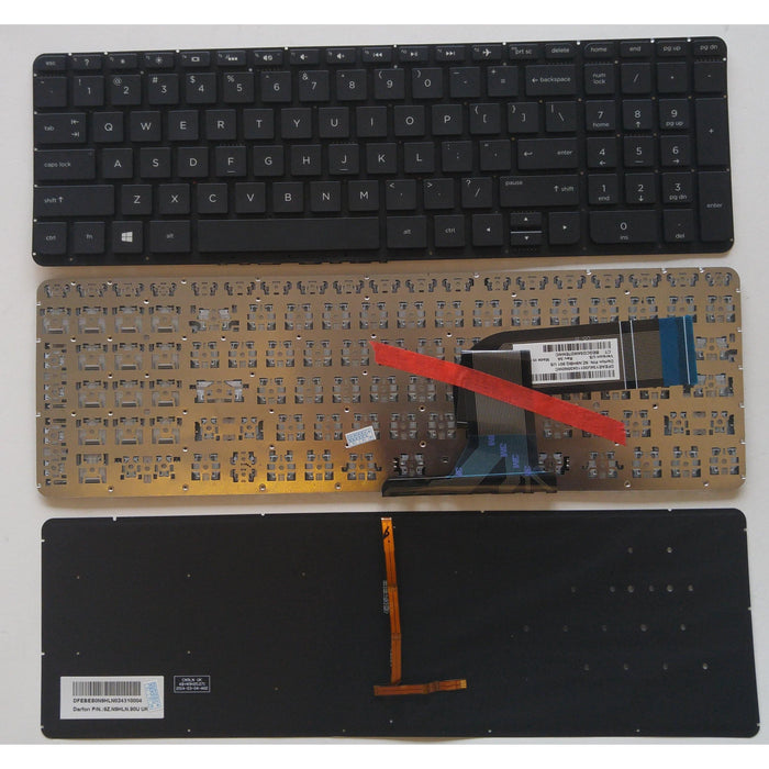 New HP Envy 15-K M7-K M7-K000 Backlit Keyboard US English