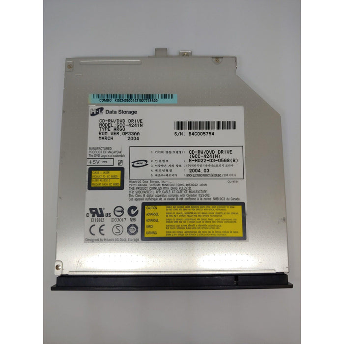 HL CD / DVD RW Optical Drive Sourced from Working Laptop GCC-4241N E-H022-03-0568(B)