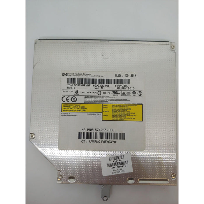 HP DVD‚±RW RW DL Optical Drive Sourced from Working Laptop TS-L633 TS-L633N / HPMHF