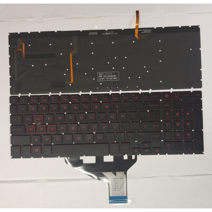 New HP Omen 15-DC 15-DC1008CA 15-DC2010CA Keyboard US black red Printing Backlit DSNR136CS XR-8400S L24369-001