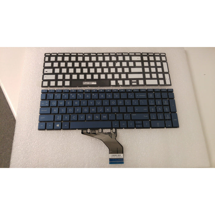 New HP Keyboard US Backlit Blue 9Z.NEZSC.401 G7 Gen7 250 255