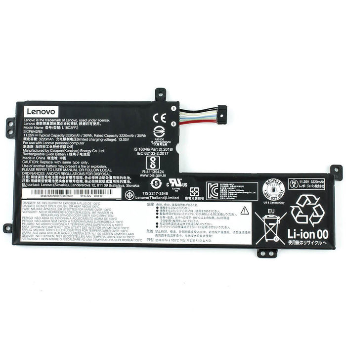 New Genuine Lenovo L18C3PF2 L18D3PF1 L18M3PF2 Battery 36WH - LaptopParts.ca