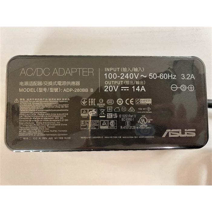 New Genuine Asus ROG G703GI-WS91K G703GI-XS71 G703GI-XS74 G703GI-XS78K G703GI-XS98K G703GI-XS99K AC Adapter Charger 280W