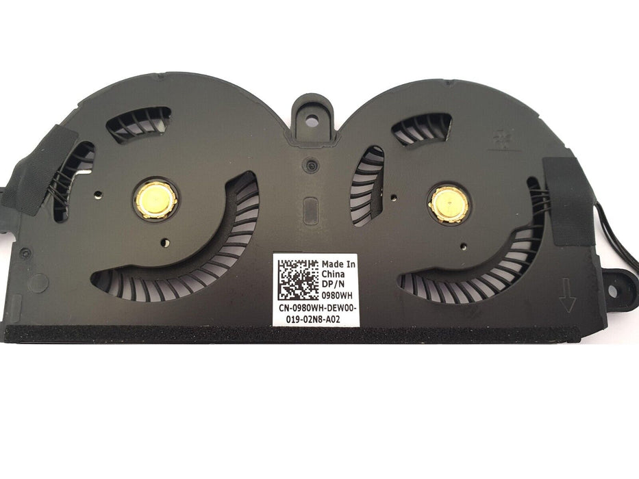 New Dell XPS 13 9370 9380 CPU Cooling Fan 980WH 0980WH ND55C19-16M01