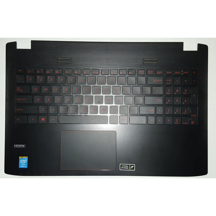 New Asus G552V G552VW G552VX US Backlit Keyboard Touchpad Palmrest Assembly 13NB07Z2AP0431 90NB07Z1-R31US0
