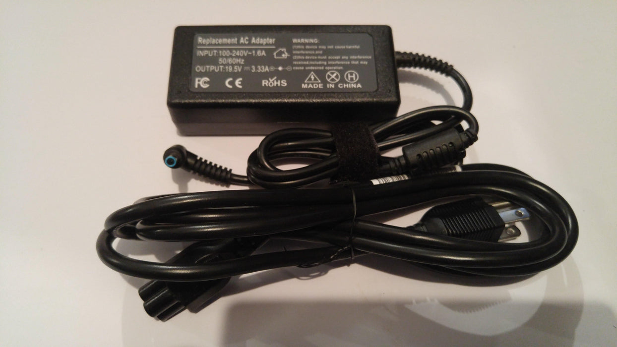 HP Laptop Charger 902990-001 751889-001 65W 19.5V 3.33A Power Supply