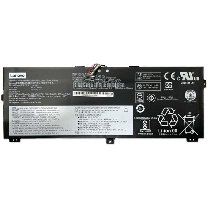 Lenovo ThinkPad X390 Yoga Brand New Genuine Battery 51WH