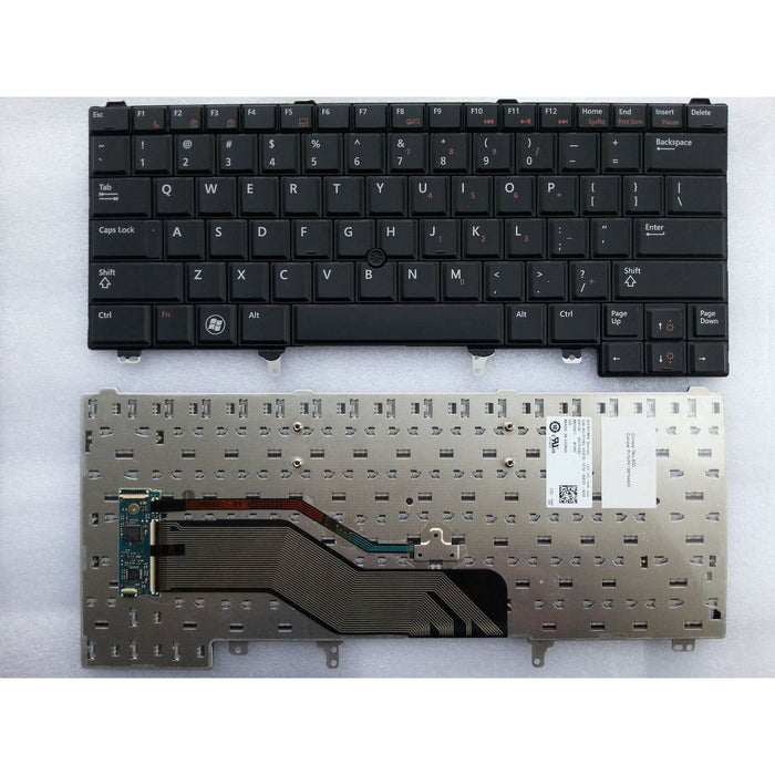 New Dell Latitude E6220 E6230 E6320 E6330 E6420 E6430 Keyboard C7FHD Non-Backlit with Pointer