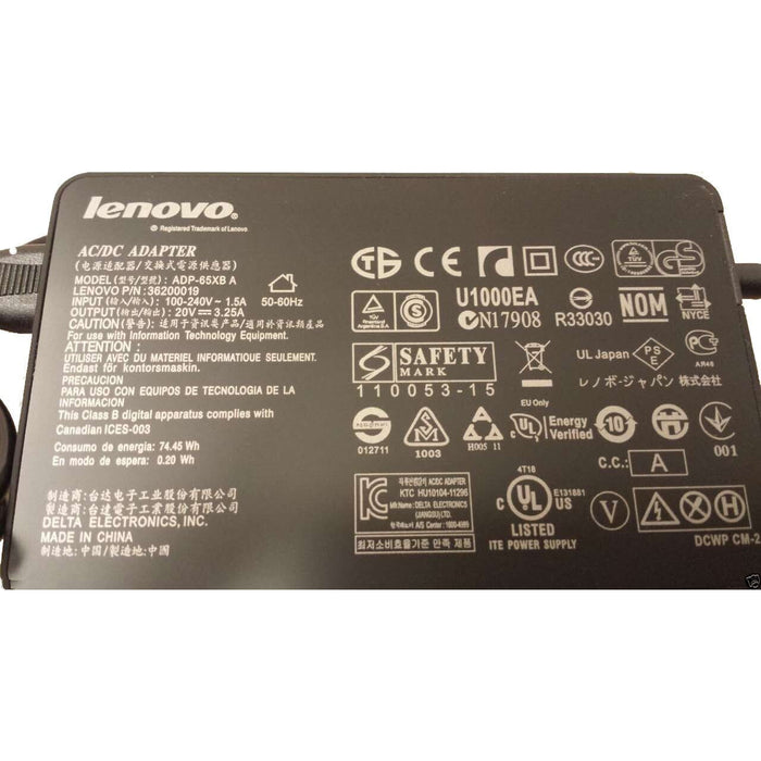 New Genuine Lenovo 0A36258 0A36259 0B47459 AC Adapter Charger 65W - LaptopParts.ca
