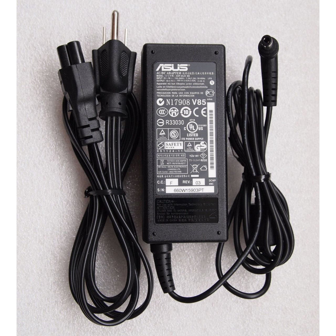 New Genuine ASUS EXA0703YH PA-1650-66 Laptop AC Adapter Charger 19V 3.42A 5.5*2.5mm 65W