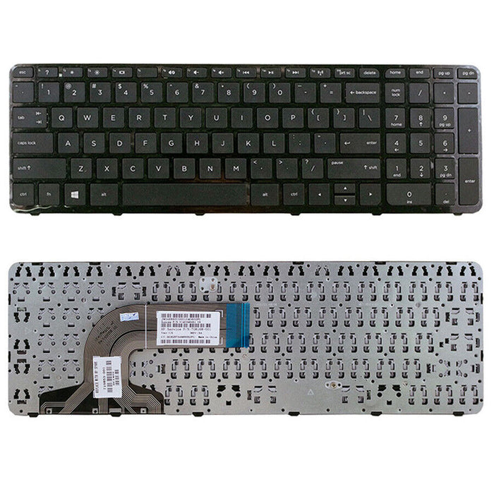 New HP 15F 15-F059WM 15-F085WM 15-F097NR 15-F098NR 15-F039WM English Keyboard With Frame 708168-001