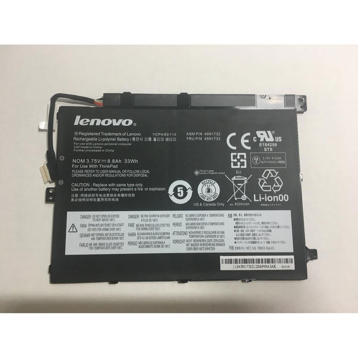 New Genuine Lenovo 45N1726 45N1732 45N1729 45N1733 1ICP4/83/113-2 Battery 33Wh