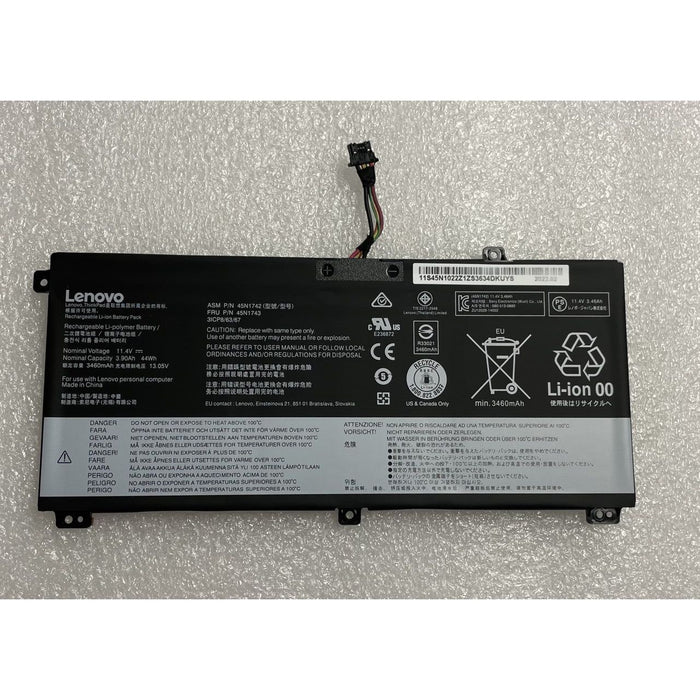 New Genuine Lenovo 45N1742 Battery 44WH