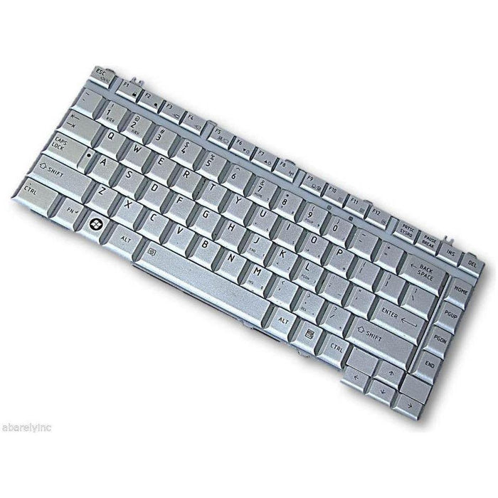 New Toshiba Satellite A200 A205 A210 A215 A300 A305 Silver US English Keyboard NSK-TAD01