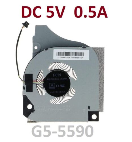 New Dell INSPIRON G5-5590 GPU Cooling Fan 0FK2HP FK2HP DC5V 0.5A