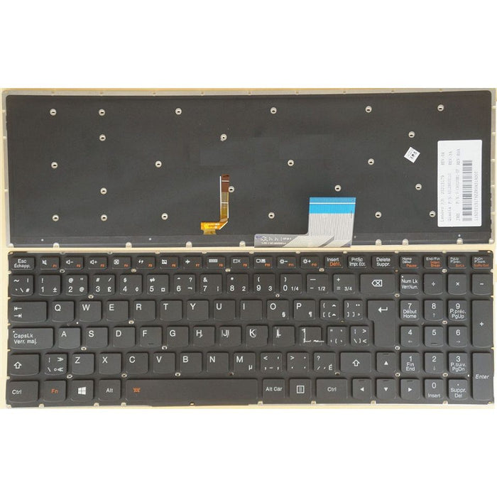 New Lenovo Ideapad U530 U530P Touch Canadian Bilingual Backlit Keyboard 25213179 AEL2BK00110