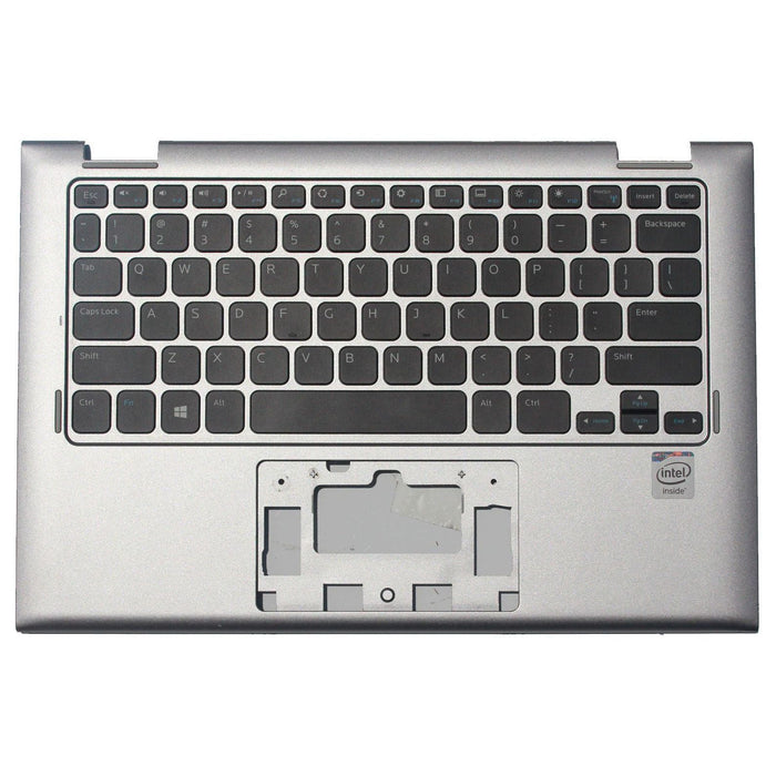 New Dell Inspiron 11 3147 3148 Palmrest with Keyboard 7W4K6 F4R5H Silver