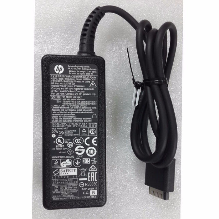New Genuine HP ENVY X2 11-G011NR 11-G012NR PC AC Adapter Charger 20W