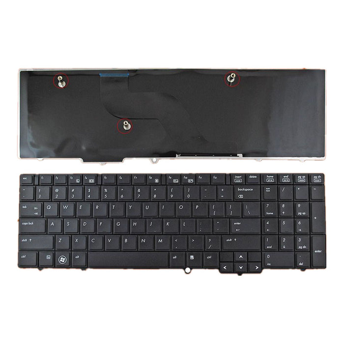 New HP EliteBook 8540p 8540w English Keyboard 582648-001 PK1307G1A00 No Pointer