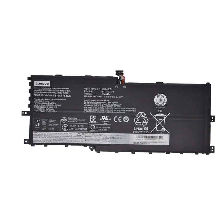 ThinkPad X1 Yoga Gen 3 New Genuine Lenovo Battery 54WH