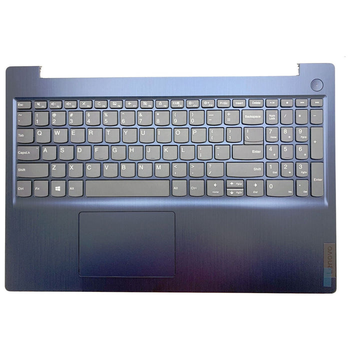 New Lenovo IdeaPad 3 15IML05 15IIL05 15ADA06 Blue Palmrest Keyboard Touchpad Assembly 5CB0X57656