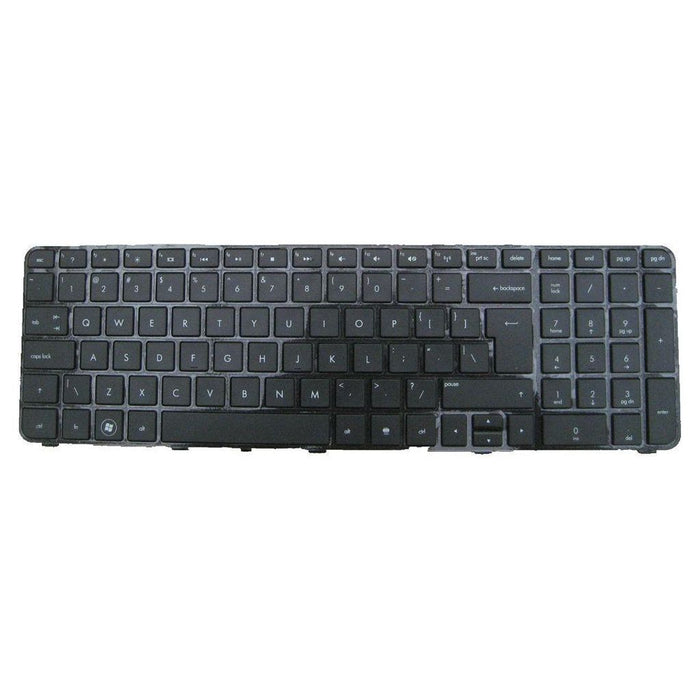New HP Compaq Pavilion DV7-4000 DV7-4100 DV7-5000 Series Keyboard Black US With Frame 605344-001