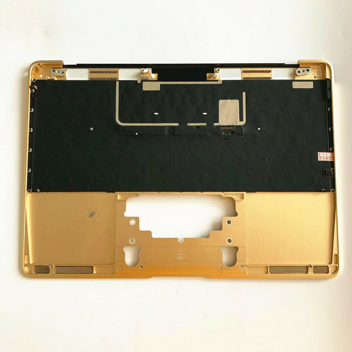 Apple MacBook 12 A1534 2015 Gold Topcase Palmrest with US English Backlit Keyboard 613-01195-A