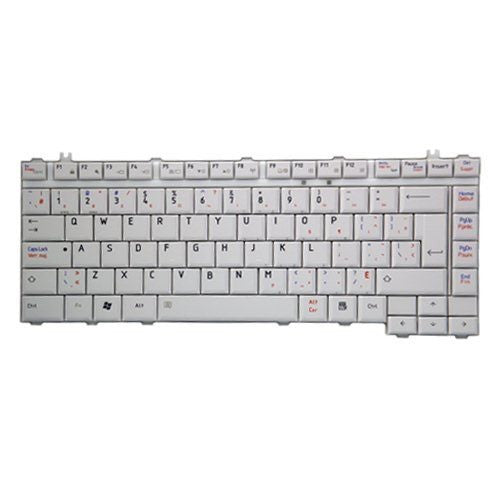 Toshiba Satellite A300 A305 A305D Canadian Bilingual Keyboard light grey