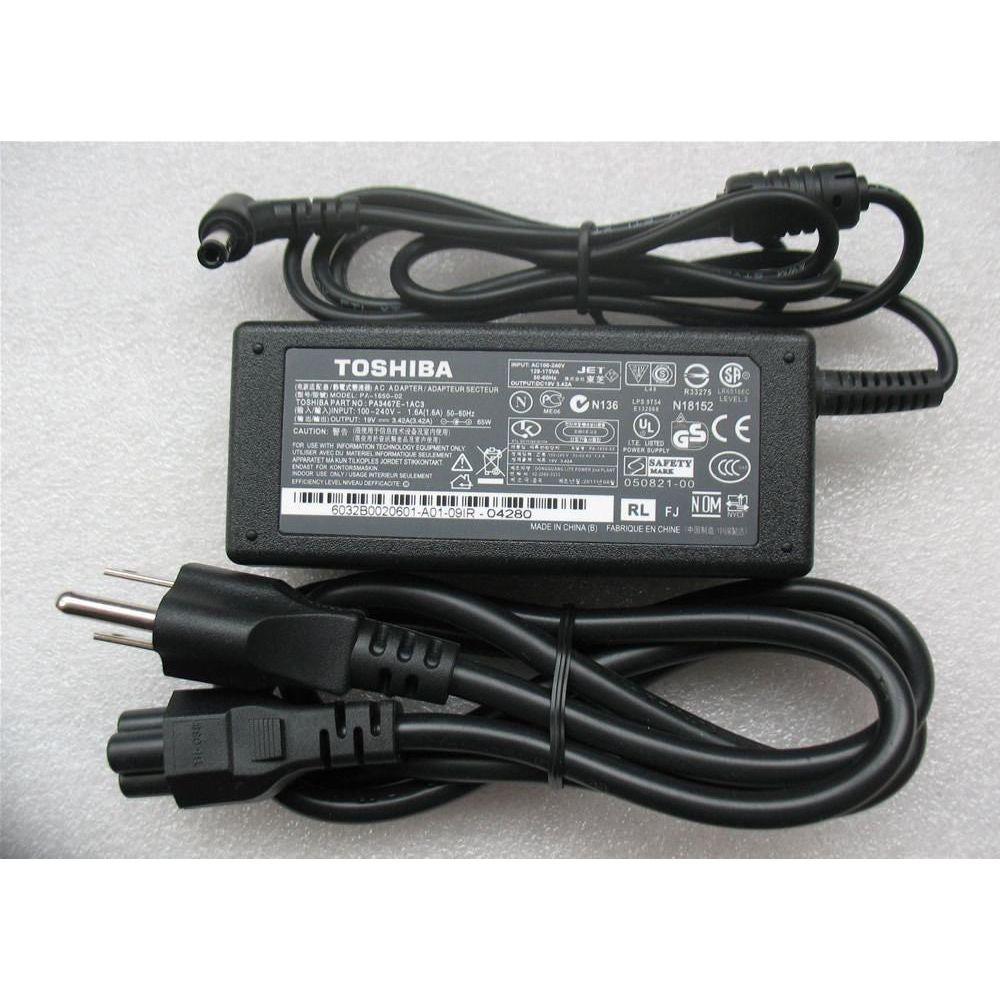 Generic AC Power Adapter / Charger For Toshiba Satellite C645, C645D, C650, C650D Laptops - Replacement Cord
