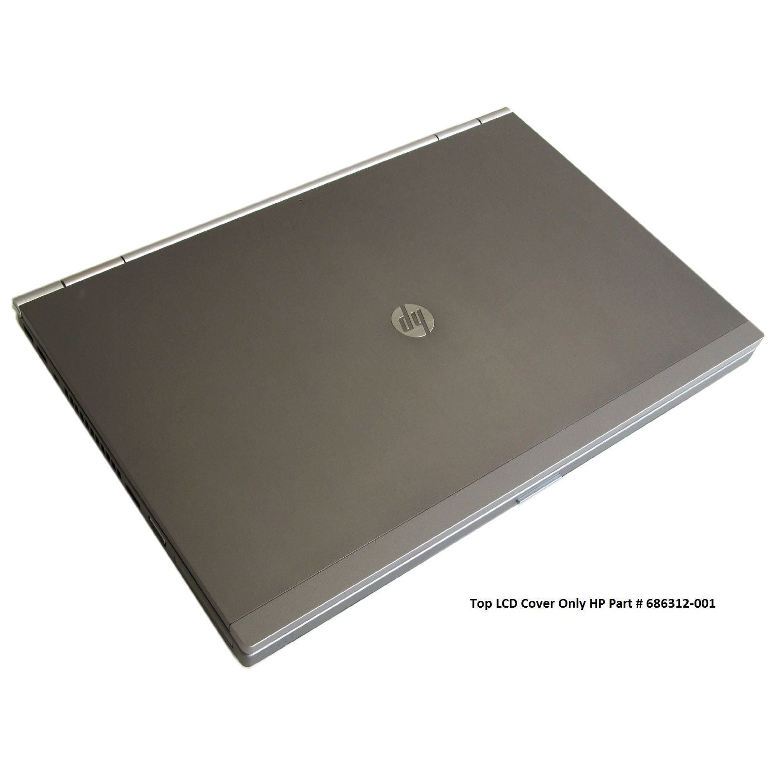 HP Elitebook 8560P 8570P LCD Back Cover Silver 686312-001 Top