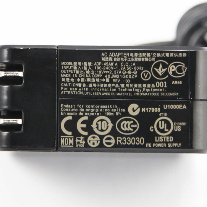 New Genuine Asus A541SC A556U A556UA A556UF A556UQ AC Adapter Charger 45W - LaptopParts.ca