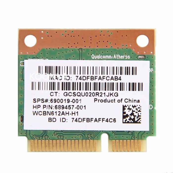 HP 690019-001 689457-001 Atheros QCWB335 802.11n Wireless bluetooth 4.0 PCIe Wifi Card