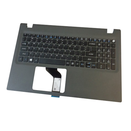 New Acer Aspire E5-522 E5-573 Grey Upper Case Palmrest & Keyboard EAZRT002010