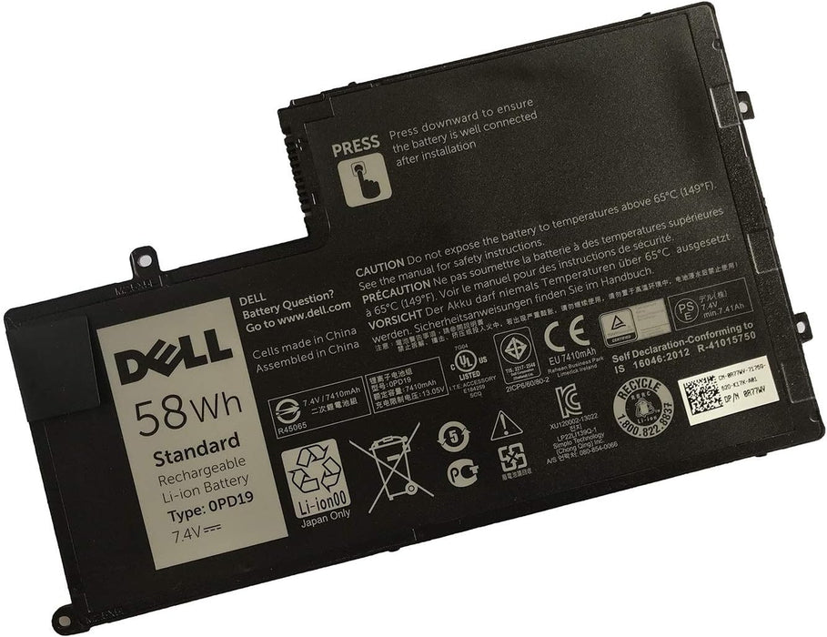 New Genuine Dell  0PD19 R77WV DFVYN 58DP4 2GXTM Battery 58Wh
